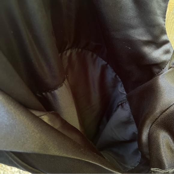 Vintage Black Velvet and Satin Regency Maxi Dress 🌿 - Picture 9 of 9